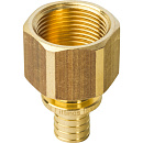 Переходник с внутренней резьбой 16xG 1/2" для труб из сшитого полиэтилена аксиальный STOUT по цене 355 руб.