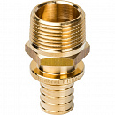 Купить Переходник с наружной резьбой 25xR 3/4" для труб из сшитого полиэтилена аксиальный STOUT